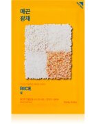 Holika Holika Pure Essence Rice maska iz platna za posvetlitev in vitalnost kožo 23 ml