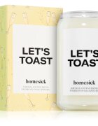 homesick Let's Toast dišeča sveča 390 g