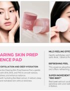 House of Hur Clearing Skin Prep Essence Pad eksfoliacijske čistilne blazinice z vlažilnim učinkom 140 ml
