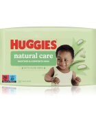 Huggies Natural Care čistilni robčki z aloe vero 56 kos