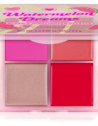 I Heart Revolution Watermelon Dreams Blush & Highlighter Quad paleta osvetljevalcev in rdečil 4x2.8 g