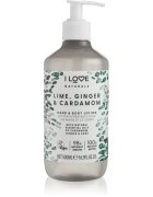 I Love Naturals Lime Ginger & Cardamom losjon za telo 500 ml