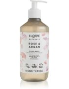 I Love Naturals Rose & Argan tekoče milo za roke 500 ml