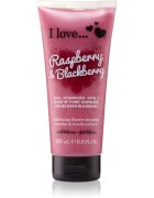 I Love Raspberry & Blackberry gel za prhanje s piling učinkom 200 ml