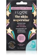 I Love Skin Superstar čistilna in razstrupljevalna maska z aktivnim ogljem 10 ml