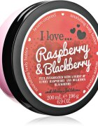 I Love Strawberries & Cream maslo za telo Raspberry & Blackberry 200 ml