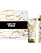 Iceberg Twice Gold darilni set za moške 1 kos