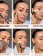ICONIC London Cheek Glow Duo Brush obojestranski čopič 1 kos
