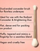 ICONIC London Highlight & Blush Brush obojestranski čopič za rdečilo in obrobljanje 1 kos