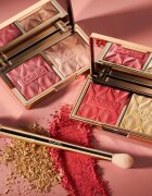 ICONIC London Highlight & Blush Brush obojestranski čopič za rdečilo in obrobljanje 1 kos