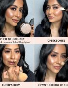 ICONIC London Lit & Luminous kompaktni pudrasti osvetljevalec odtenek Universal 16 g