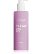 ICONIQUE Professional CARING LIKE YOU Deep Hydration vlažilni šampon za suhe in poškodovane lase 500 ml