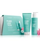ICONIQUE Professional PURE LIKE YOU Set Shampoo 250 ml Scrub 200 ml BrushArt Massage Brush darilni set za lase in lasišče