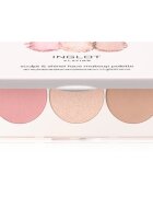 Inglot Face Palette osvetljevalec bronzer in rdečilo odtenek Good Mood 7.2 g