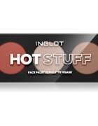 Inglot Face Palette osvetljevalec bronzer in rdečilo odtenek HOT STUFF 7.2 g