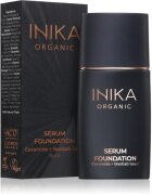 Inika Organic Serum Foundation negovalni tekoči puder za lep obraz odtenek Bold 25 ml
