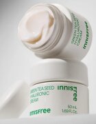 innisfree Green Tea Seed Hyaluronic Cream vlažilna krema za obraz s pomirjajočim učinkom 50 ml