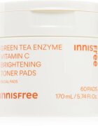 innisfree Green Tea Vitamin C Brightening Toner Pads tonizirajoče blazinice za osvetljevanje kože in hidratacijo 60 kos