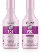 INOAR Pos Progress set za lase po keratinskem ravnanju ali nanoplastiki 2x250 ml