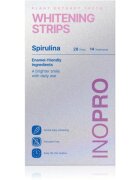 InoPro Green Whitening Strips Spirulina belilni trakovi za zobe bez peroxidu 28 kos