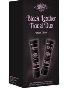 Institut Karité Paris Black Leather Travel Duo Potovalni set za roke in telo