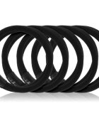 invisibobble Hair Tie elastike za lase Black 5 kos