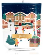 ípuro Christmas Town Festive Rush dišeča sveča s pokrovčkom 270 g