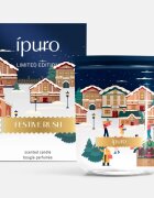 ípuro Christmas Town Festive Rush dišeča sveča s pokrovčkom 270 g