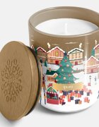 ípuro Christmas Town Glamour Night dišeča sveča s pokrovčkom 270 g
