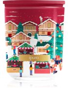ípuro Christmas Town Velvet Almond dišeča sveča s pokrovčkom 270 g