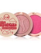 J.Cat Beauty 2 In 1 Piece Of Cake rdečilo z osvetljevalcem odtenek 104 Having Fairy Good Day 12.1 g