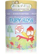 Jack N’ Jill Fairy Floss dentalni zobotrebci z zobno nitko za otroke 30 kos