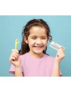 Jack N’ Jill Fairy Floss dentalni zobotrebci z zobno nitko za otroke 30 kos