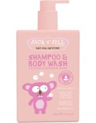 Jack N’ Jill Natural Bathtime Shampoo & Body Wash šampon in gel za prhanje za otroke 300 ml