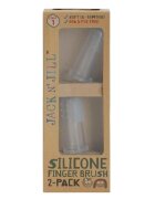Jack N’ Jill Silicone otroška zobna ščetka za na prst soft 6 - 18 mesecev 2 kos