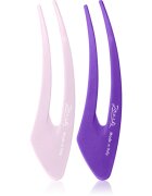 Janeke Hair Clip sponke za lase Purple 2x15 cm