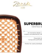 Janeke Superbrush ravna krtača za lase 1 kos