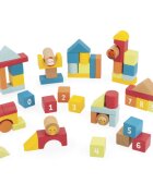 Janod Farm Construction Barrel kocke iz lesa 12m+ 56 kos