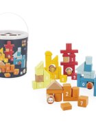 Janod Farm Construction Barrel kocke iz lesa 12m+ 56 kos