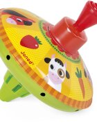 Janod Farm Spinning Top glasbena igrača 2y+ 1 kos