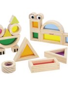 Janod Sensory Game Translucent Blocks aktivnostna igrača 12m+ 12 kos