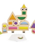 Janod Sensory Game Translucent Blocks aktivnostna igrača 12m+ 12 kos
