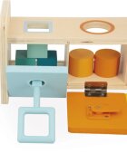 Janod Shape Sorter Box with Keys aktivnostna vstavljanka 18m+ 1 kos