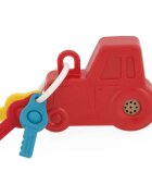 Janod Sound and Light Tractor Keychain aktivnostna igrača iz lesa 18m+ 1 kos