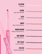 Jeffree Star Cosmetics Brow Designer Pencil natančni svinčnik za obrvi odtenek Medium Brown 0.15 g