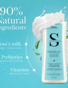 Joanna Sensual Creamy Shower Gel gel za prhanje Goat Milk & Prebiotics 500 ml