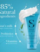 Joanna Sensual Foot Cream vlažilna in hranilna krema za noge Goat Milk & Prebiotics 100 g