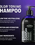 Joanna Silver Boost Complex vijoličen šampon za nevtralizacijo rumenih odtenkov 500 g