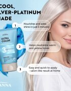 Joanna Ultra Color Cold Platinum Blond Shades 3 Minutes balzam za toniranje odtenek Cold Platinum 100 g