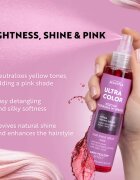 Joanna Ultra Color Hair Rinse Pink Spray tonirano pršilo odtenek Pink 150 ml